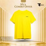 COMBO OFFER MENS SOLID T-SHIRT (100% COTTON) - Image 4